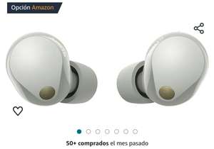 Amazon: Sony Earbuds WF-1000XM5 con cancelación de Ruido, Plata (Versión Extranjera)