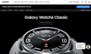 Samsung Store: Galaxy Watch6 Classic (Bluetooth, 47mm) - Galaxy Watch6 Correa deportiva (M/L)