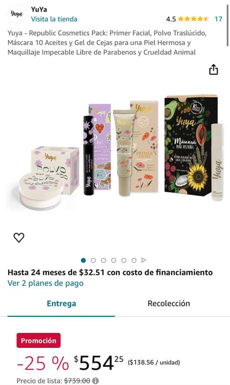 Amazon: Rebajas en Republic Cosmetics