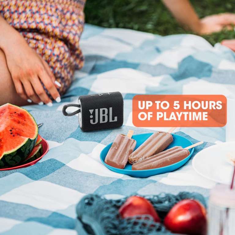 Amazon: JBL Go 3 Bocina Portátil Bluetooth Color Rojo