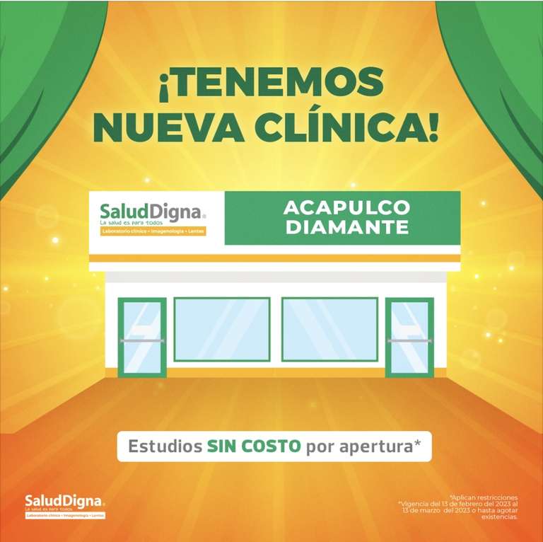 Salud Digna: Estudios gratis por inauguración en sucursal Acapulco (Ultrasonido obstrétrico | electrocardiograma | Análisis)