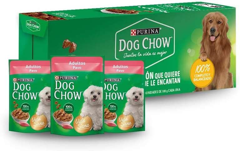 Amazon Sobres de alimento humedo para perro Dog Chow (20 sobres)