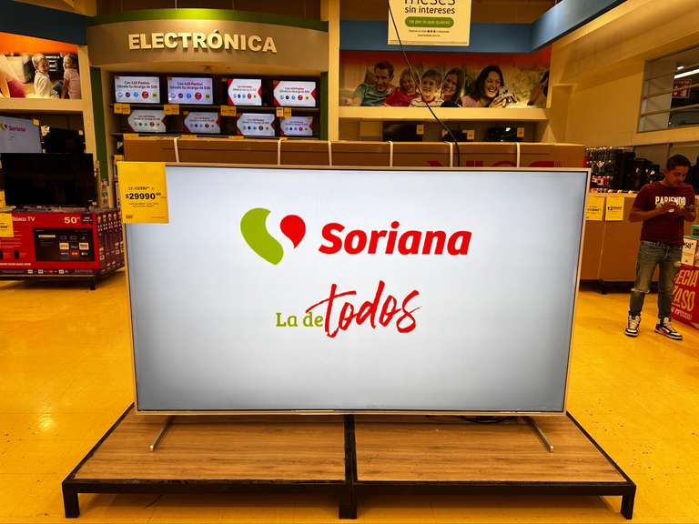 Soriana: Pantalla VIOS 90 pulgadas - Querétaro