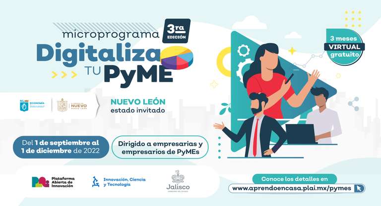 Microprograma Interinstitucional Digitaliza tu PyME (avalado por el gobierno de Nuevo León)