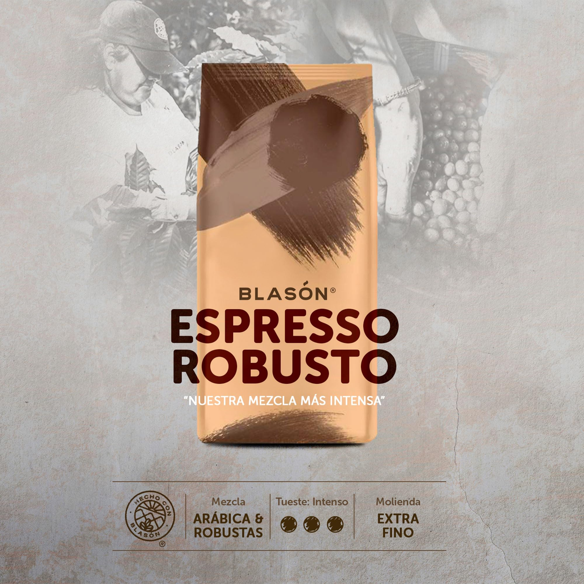 AMAZON: Blasón Café Gourmet Tostado y Molido Espresso Robusto 900 g (Planea y Ahorra +3×2) precio C/U