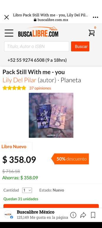 Buscalibre. Pack Still With me - you editorial Planeta