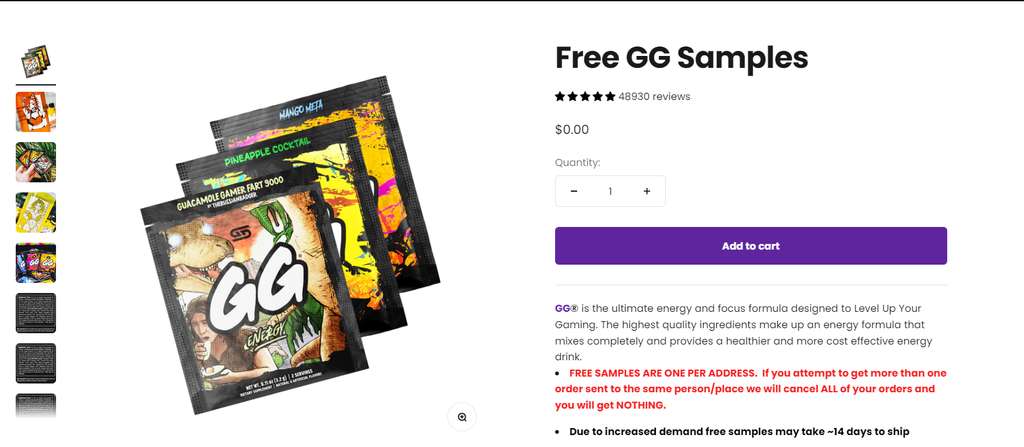 Free GG Samples