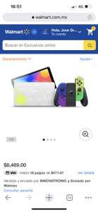 Walmart: Consola Nintendo Switch OLED Splatoon 3 Edición Especial | Pagando con HSBC a través de PayPal