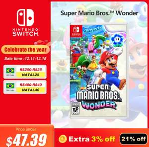 AliExpress: Nintendo Swich - Super Mario Bros. Wonder | En La Sección de Súper Ofertas