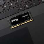 Amazon: Kingston Fury Impact 16GB 3200Mhz DDR4 CL20 SODIMM Memoria RAM Gamer Para LAPTOP Color Negro (KF432S20IB/16)