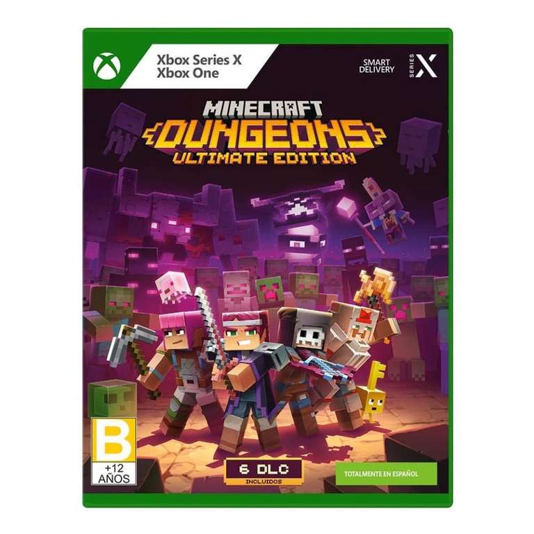 Xbox Minecraft Dungeons físico $209