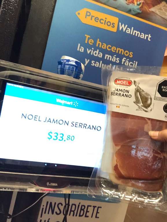 JAMON SERRANO NOEL en Walmart Xalapa Ver