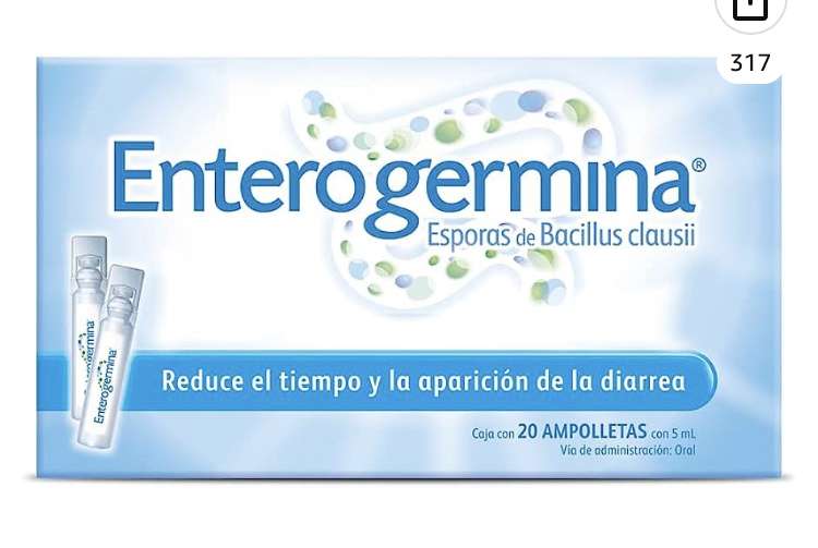 Amazon: ENTEROGERMINA Probióticos 20 Ampolletas de 5 ml c/u | Planea y Ahorra, envío gratis con Prime