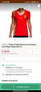 Linio: Jersey Adidas Futbol Selección De España Local Mujer