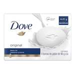 Amazon: Jabón en Barra Dove Original 4 x 90 g - Planea y ahorra