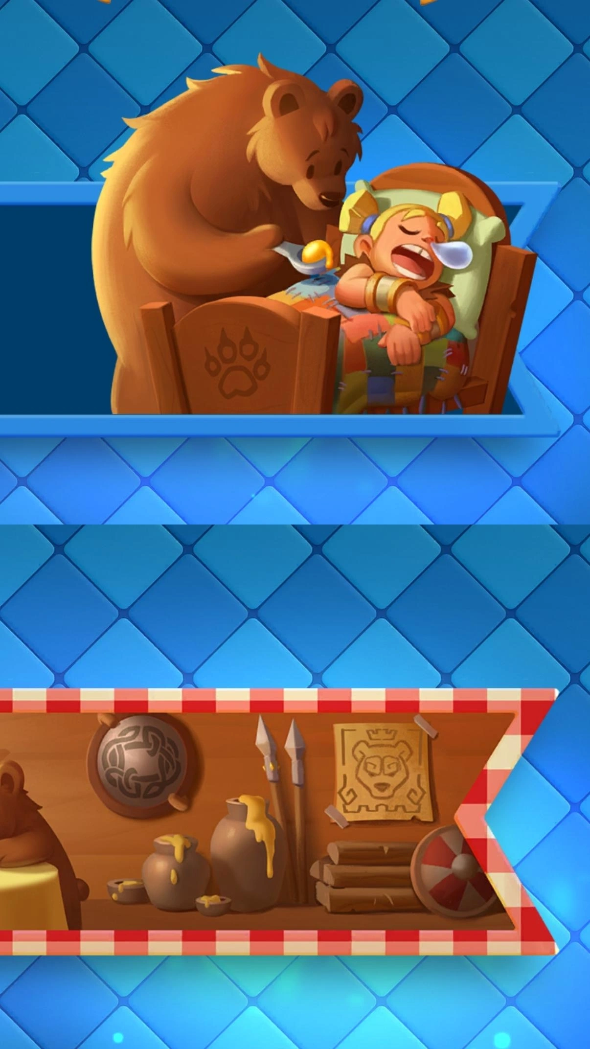 Clash Royale: Set de banner (Adorno y estandarte) de Berserker heroica