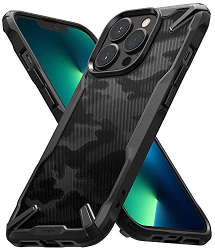 Amazon: Ringke Fusion-X Compatible con Funda iPhone 13 Pro MAX "NI OBAMA LA TIENE"