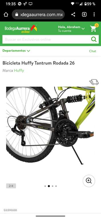 Bodega Aurrera: Bicicleta Huffy Tantrum Rodada 26 a $2499