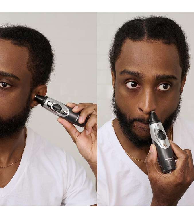 Amazon: Panasonic recortador de pelo de nariz y oreja ER430K, funciona con pilas | Envío gratis con Prime