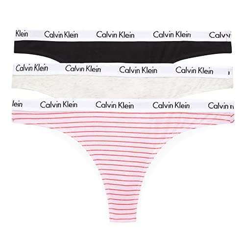 Amazon: Calvin Klein 3 Calzones de algodón Tanga para Mujer Talla G envío desde EUA