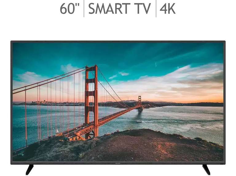 Costco: Sharp, Pantalla 60" 4K UHD Android TV