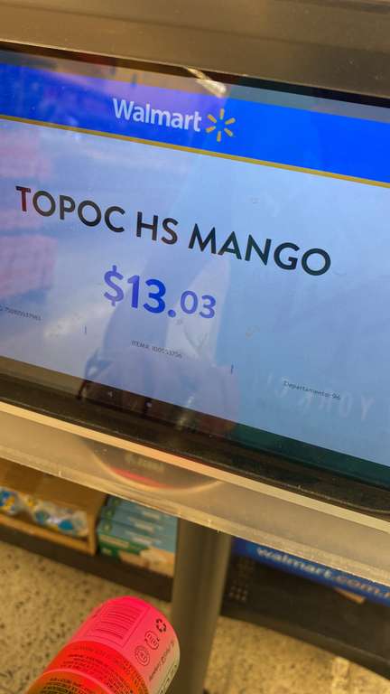 Walmart: Bebida Seltzer Topo chico 13.03 pesos