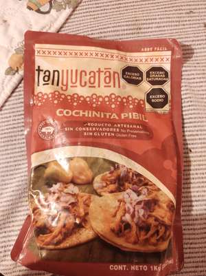 Chedraui: cochinita Tanyucatan 1kg - Tabasco