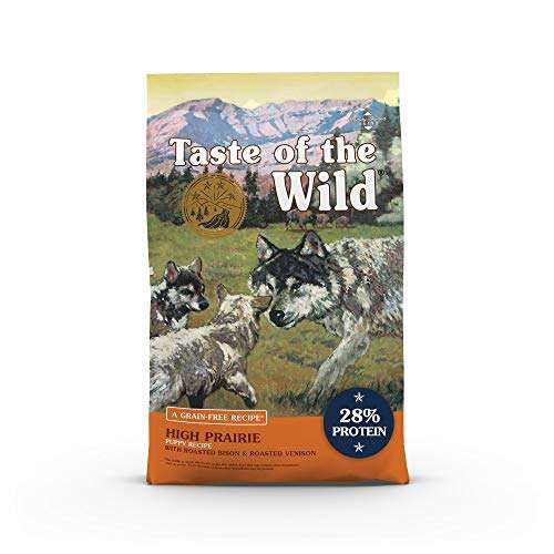 Amazon Taste Of The Wild Grain Free High Protein Recipe High Prairie Puppy Premium Dry Dog Food 6.35 kg