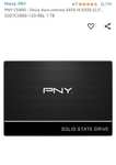Amazon: PNY CS900 - Disco duro interno SATA III (SSD) (2,5", SSD7CS900-120-RB), 1 TB