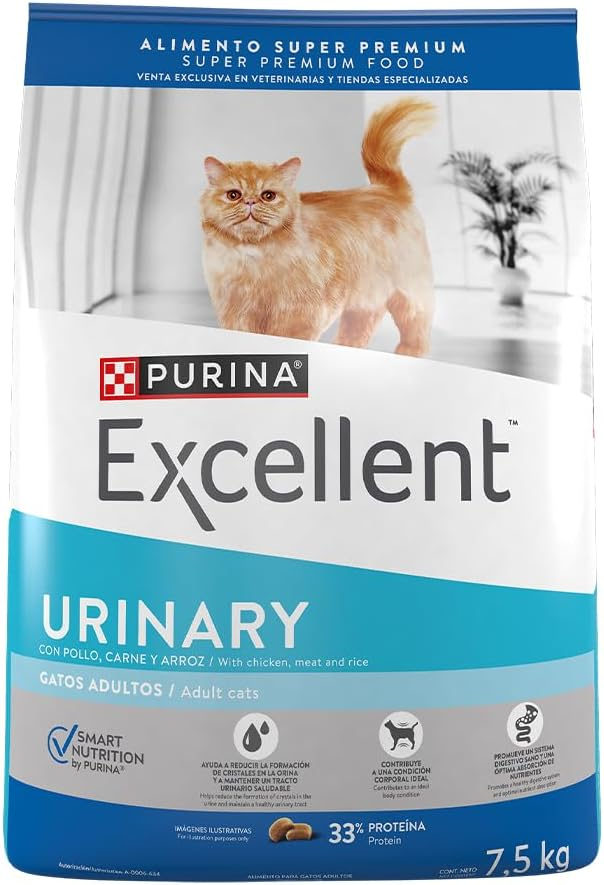 Amazon: Purina Excellent Gato Urinary 7.5Kg