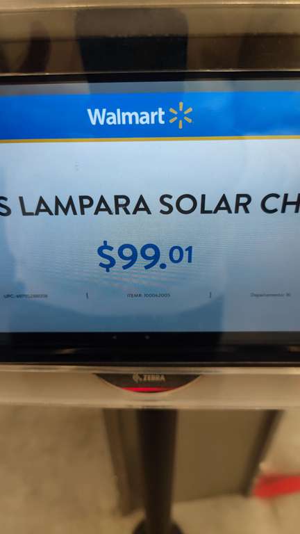 Walmart: Farol colgante última liquidación