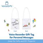 Amazon: Etiqueta de Regalo Grabadora de Voz de 60 Segundos -Mensajes Personalizados