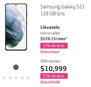 Movistar: Samsung Galaxy S21 128GB ($10,999), S21 Plus 128GB ($13,999)
