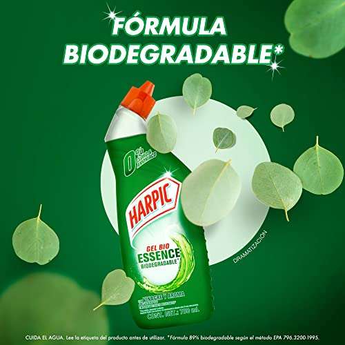 Amazon: Harpic BIO Essence - Gel Líquido Desinfectante - Vinagre & Eucalipto - Biodegradable - 750 ml