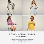 Amazon: Tommy Hilfiger Vestido de Cuello Alto con Cierre Frontal de Media Cierre. Talla M