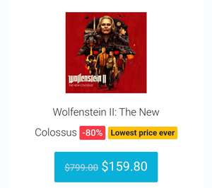 Nintendo Wolfenstein II baratito en Switch
