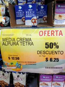 Super Akí Centenario (Mérida): Media Crema, Leche Evaporada Deslactosada Alpura 50% de descuento, Cacahuate Japonés Mafer + Kacang gratis