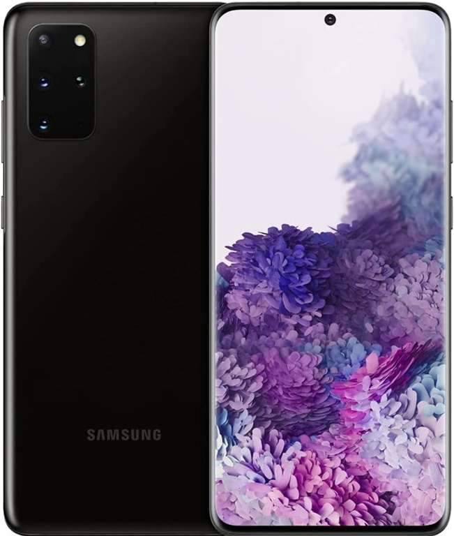 Amazon: Samsung Galaxy S20+ 128GB Cosmic Black y gris completamente desbloqueado Smartphone (Reacondicionado) SNAPDRAGON 865 5G