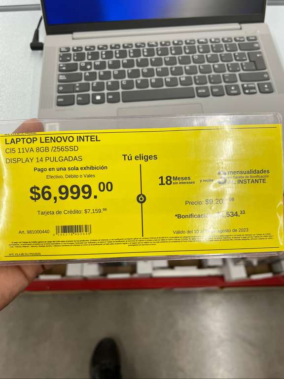 Laptop lenovo Core i5 8gb 256ssd Sams Culiacan