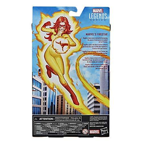 Amazon: Marvel Legends, Figura de Firestar con Perro y 6 Accesorios, 15 cm, Figura de Acción Coleccionable, Inspiradas en los Comics