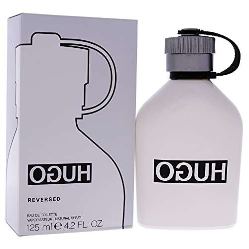 Amazon: Perfume HUGO Eau de Toilette Reversed – Fragancia para hombre, 4.2 onzas