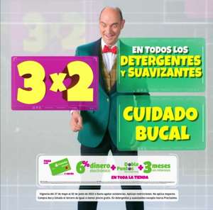 Soriana: Julio Regalado 2022: 3x2 en detergentes y suavizantes • 3x2 en cuidado bucal (vigentes al Jueves 2 de Junio)