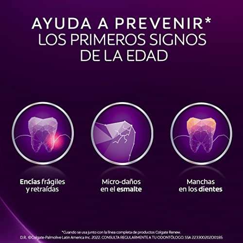 Amazon: Colgate Renew Pasta Dental fortalece el esmalte, revitaliza las encías y blanquea suavemente, 90 g. | Envío prime