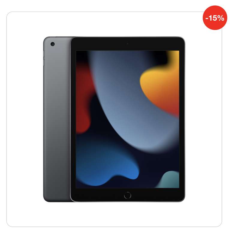 MacStore: Apple iPad 9 15% de descuento en pago de contado en colores gris espacial y plata