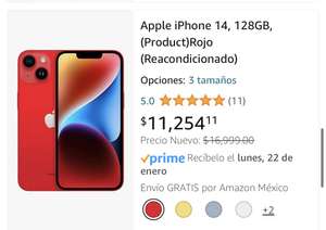 Amazon: iPhone 14 reacondicionado