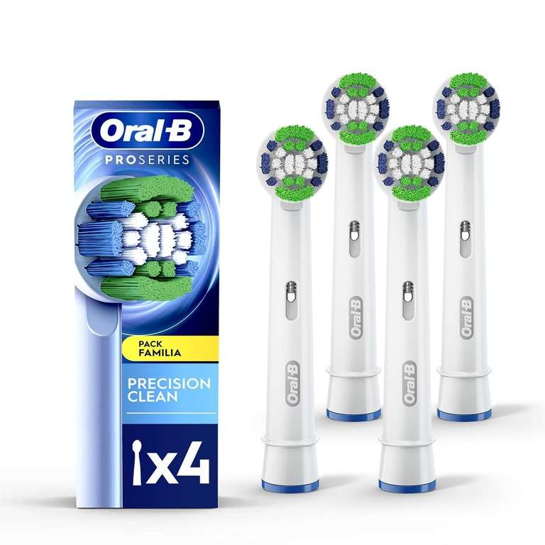 Amazon: Oral B, Cabezales de Repuesto Pro Salud para Cepillo de Dientes Eléctrico, 4 Unidades