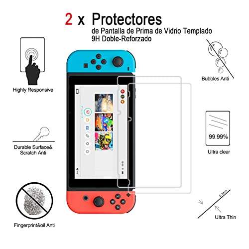 Amazon VOICEPTT Estuche Kit de Accesorios Nintendo Switch Oferta Flash
