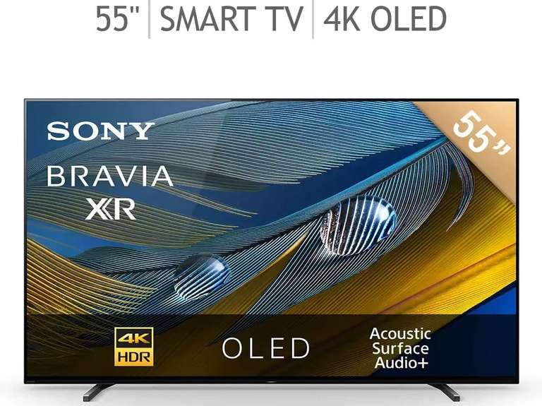 Costco: Sony, Pantalla 55" OLED 4K Android TV XR-55A80J / HDMI 2.1/ 120Hz/ TDC Costco Citibanamex