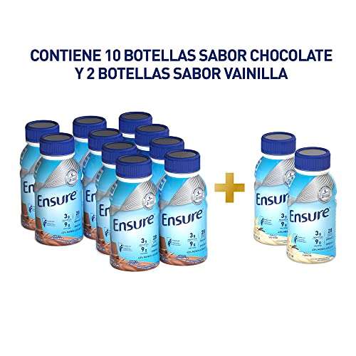 Amazon: Ensure Clásico Chocolate 237 ml 12 Pack, 10 Chocolate + 2 Vainilla