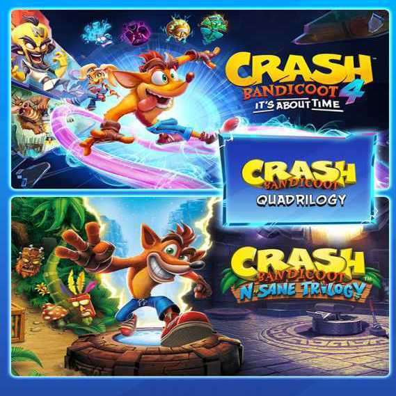Gamivo: Crash Bandicoot - Quadrilogy, Crash Bandicoot N. Sane Trilogy + Crash Bandicoot 4: It’s About Time [Xbox One/Series X|S]